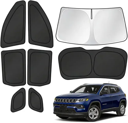 Vista 113 de T TGBROS Parasol para parabrisas para BMW X1 F48 2016 2017 2018 2019 2020 2021 2022 para ventana de automóvil, con bloqueo UV grueso y opaca