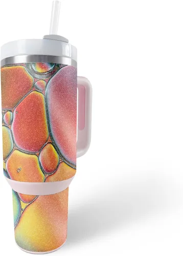 Vista 36 de MightySkins - Vaso con purpurina brillante compatible con Stanley The Quencher H2.0 FlowState de 40 onzas, parte trasera de cascabel, acabado