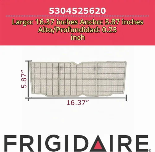 Vista 3 de Frigidaire 5304477071 - Filtro de aire para aire acondicionado.