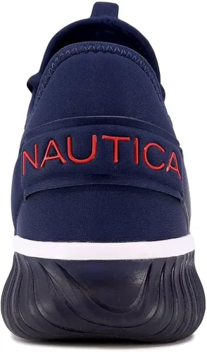 Vista 3 de Nautica Zapatillas deportivas para hombre cómodas informales con cordones a la moda para caminar pantalones deportivos ligeros