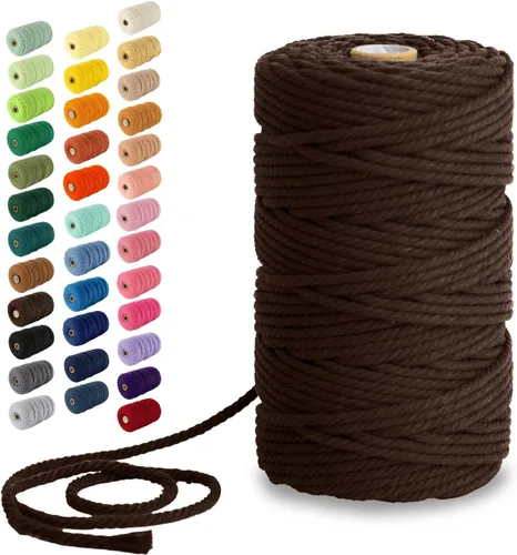 Vista 59 de Nook Theory Hilo de macramé de 3mm 109 yardas - Cuerda de macramé suave de 4mm, 5mm perfecta para nudos - Suministros de macramé para colgadores