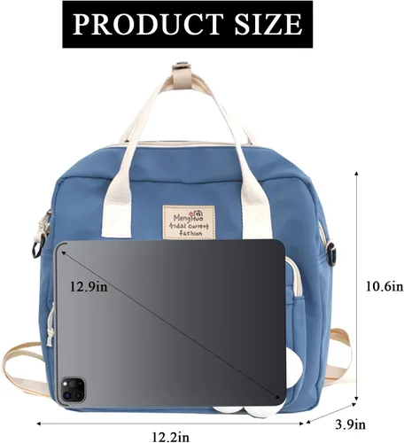 Vista 3 de Extolove Linda bolsa de mensajero, mochila kawaii, bolsa cruzada japonesa bolsa estética bolsa Ita bolsa con accesorios Kawaii