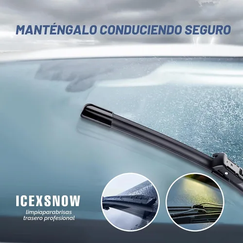 Vista 6 de Limpiaparabrisas de repuesto de 22 pulgadas + 22 pulgadas para Chevy Silverado/GMC Sierra 2014 2015 2016 2017 2018 (juego de 2) limpiaparabrisas