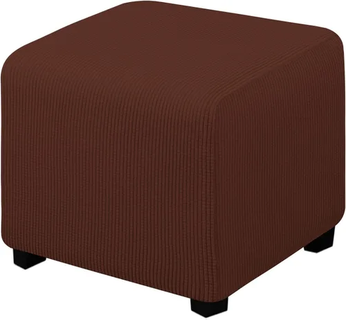 Vista 116 de Easy-Going Funda Elástica para Otomana Taburete de Almacenamiento Plegable Protector de Muebles Funda Rectangular Suave con Parte Inferior Elástica
