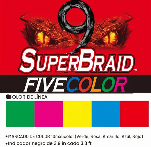 Vista 5 de YO-Zuri SUPERBRAID 9 - Línea de pesca trenzada flotante 5