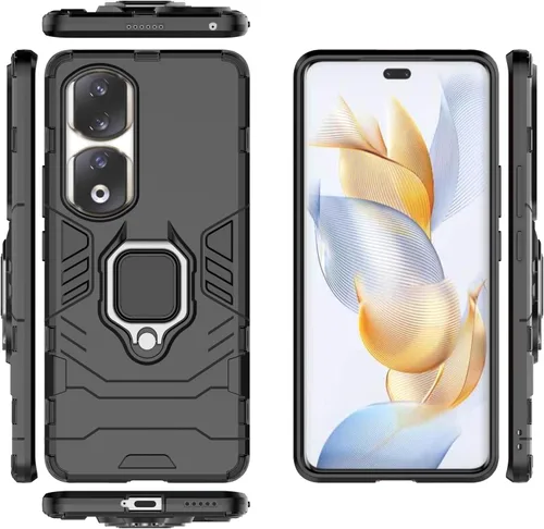 Vista 7 de Funda para Xiaomi Redmi Note 12S 4G Caso,Soporte de montaje magnético para coche Funda Shell para Xiaomi Redmi Note 12S 4G Caso Azul