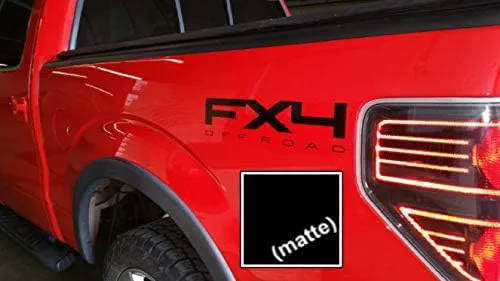 Vista 16 de FX4 Offroad Calcomanías para Ford F150 Negro (2009,2010,2011) - CB [Juego de 2]