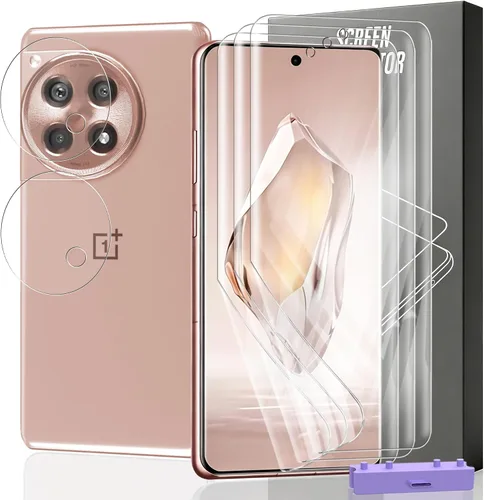 Vista 36 de Paquete de 3 protectores de pantalla para Amazfit Active 2, protección flexible de vidrio no templado, película protectora transparente HD
