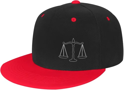 Vista 2 de Gorra de béisbol unisex con diseño de escamas de la justicia para el aire libre