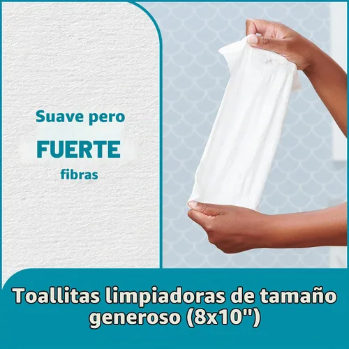 Vista 6 de Paños para limpieza personal ReadyFlush de Medline , MSC263800, 1, 1