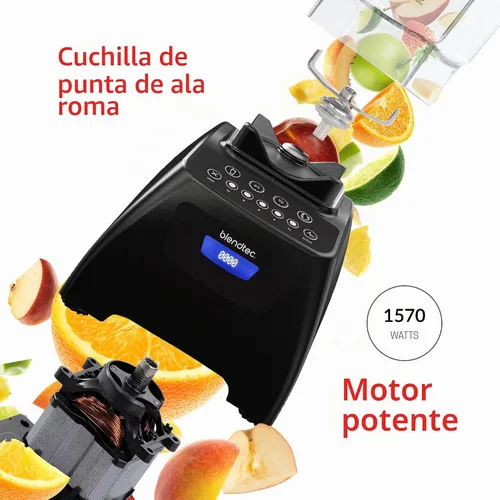Vista 3 de Licuadora Blendtec C575A2321A-AMAZON Classic 575 con jarras Wild Side+ y Four Side, Caribe, Negro