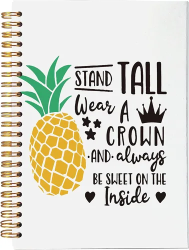 Vista 8 de VNWEK Black Woman I Am Beautiful - Cuaderno de espiral con citas inspiradoras y poderosas para niña, de 5.5 x 8.3 pulgadas, cuaderno de espiral