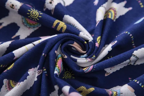 Vista 5 de CHUNG Camisón de algodón para mujer, con estampado casual hasta la rodilla, camisa de manga corta