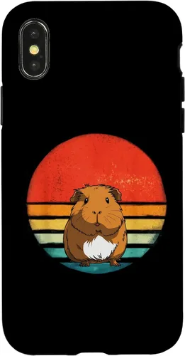 Vista 4 de iPhone 14 Guinea Pig Retro Pet Animal Lover Vintage Guinea Pigs Case