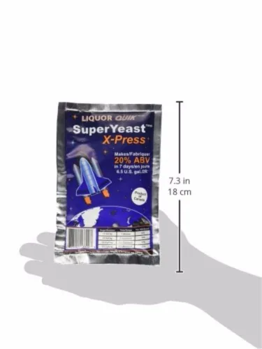 Vista 4 de Licor Quik Super Levadura X-Press (hace 6,5 US gal./25L)