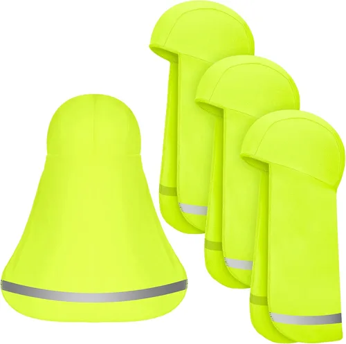 Vista 12 de Sintege 4 Piezas de Sombrero con Visera para Protección Solar para Cuello Sombrero de Enfriamiento Gorra para la Cabeza