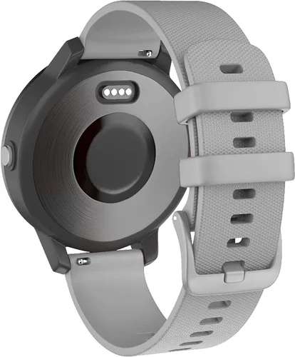 Vista 12 de OVERSTEP Vicoactive 3 - Correa de silicona suave de 0.78 pulgadas para Garmin Vivoactive 3/Forerunner 245/645 Music/Samsung Galaxy Watch 1.654