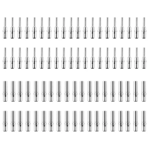 Vista 10 de JRready ST6356-12 Deutsch Conectores y enchufes chapados en oro tamaño 12, terminales de barril cerrados Calibre de alambre 12-16, 20 pares macho
