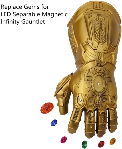 Vista 3 de Un juego de gemas de repuesto para niños Thanos Iron Man Infinity Gauntlet