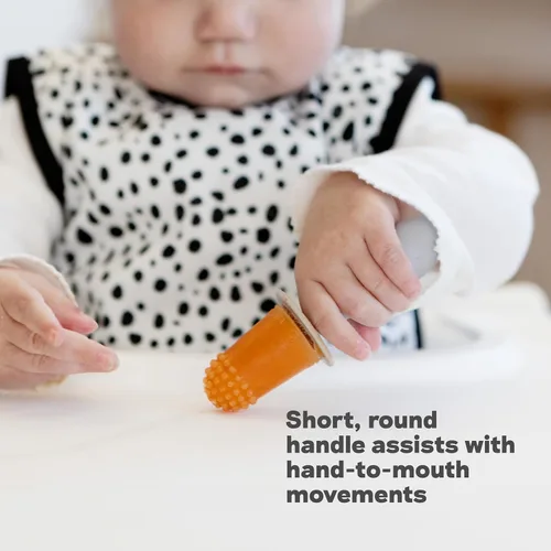 Vista 13 de ezpz Happy Pops (Blush) - 24 meses+ - Juego de moldes para paletas con dos varillas para niños pequeños + preescolares - Esenciales para niños