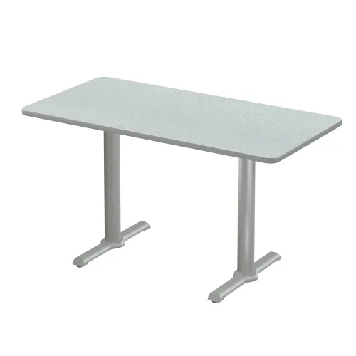 Vista 32 de Correll Mesa de bar redonda de 30 pulgadas, mesa de cóctel de comedor de 29 pulgadas de alto, parte superior laminada de nogal duradero, base