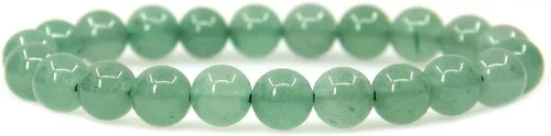 Vista 12 de Amandastone Pulsera elástica de cuentas redondas de 0.315 in con piedras preciosas naturales de 7 pulgadas