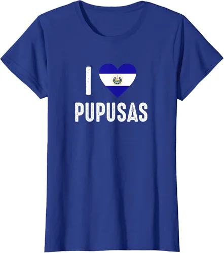 Vista 85 de Camiseta I Love Pupusa from El Salvador