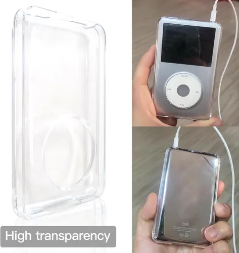 Vista 7 de Cubierta rígida protectora a prueba de golpes transparente para iPod Classic 80 GB 120 GB 160 GB