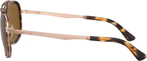 Vista 4 de Persol PO2465S Pilot - Gafas de sol, Rayas Azul GrisAzul Claro