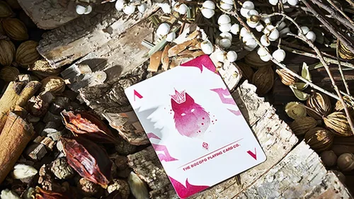 Vista 4 de Murphy's Magic Supplies, Inc. Lobo solitario (rosa) naipes de Bocopo