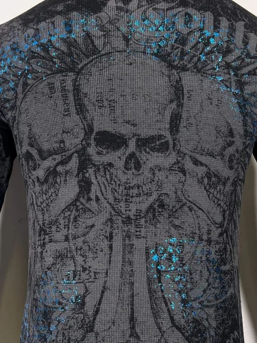 Vista 6 de Xtreme Couture by Affliction - Camisa térmica para hombre Sherwood