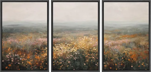 Vista 9 de Ashbrook Set de Arte de Pared en Lienzo Enmarcado, Naturaleza, Horizonte de Playa Nebulosa, Ilustraciones de Área Silvestre, Bellas Artes, Paisaje