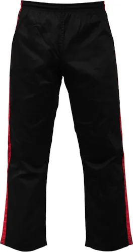 Vista 2 de PFG - Pantalones de karate a rayas para boxeo, artes marciales Muay Thai Kung fu, artes marciales
