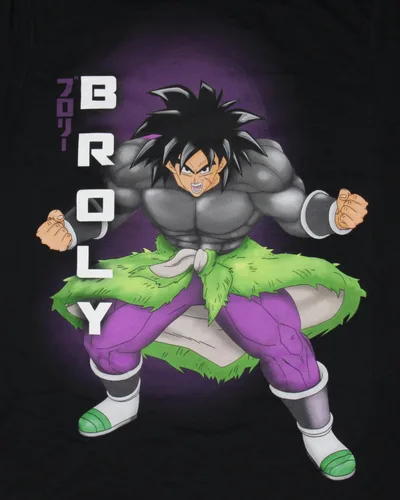 Vista 2 de Dragon Ball Super Broly Super Saiyan - Camiseta para hombre con estampado gráfico de anime