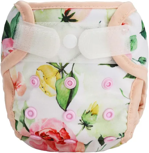 Vista 22 de Funda para pañales para recién nacidos con broche y pestaña de lavado, material PUL, 1 unidad