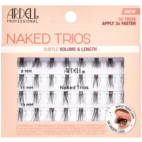 Vista 13 de Ardell Naked Lashes - Kit de tríos de pestañas de aspecto natural con pegamento y removedor de pestañas, extensiones de pestañas para bricolaje, 3