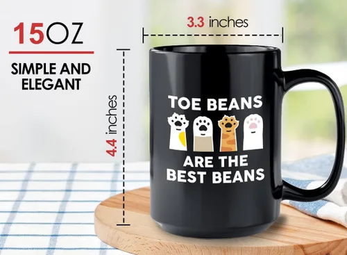 Vista 35 de Taza de café para amantes de los gatos, 11 onzas, color negro, piel de gato Is How I Accessorize, divertido dueño de gatos, gatito, mascota, gato
