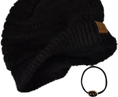 Vista 521 de C.C Trendy Warm Chunky Soft Stretch Cable Knit Beanie