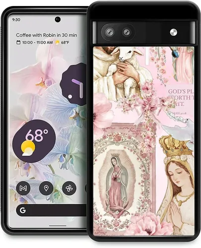 Vista 259 de Compatible con Google Pixel 4A 5G Mobile Case Creative Acrylic Back Panel Silicona Edge Case Slim Protección Especialmente para Google Pixel 4A 5G