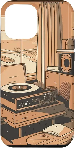 Vista 26 de Lofi Aesthetic Vinyl Music Minimal Calm Nostalgic Art Case for iPhone 16