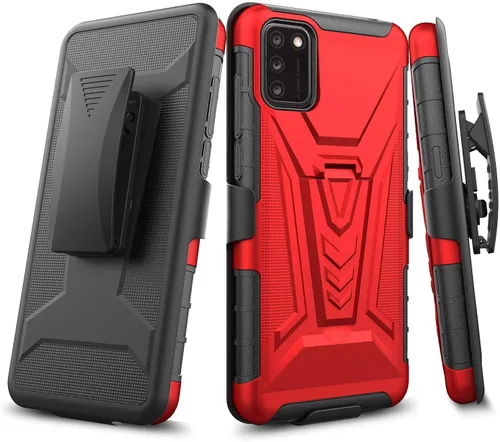 Vista 32 de Rome Tech Funda con clip para cinturón para Cricket Icon 3 de 6.5 pulgadas (2021) - Funda de teléfono celular de doble capa a prueba de golpes