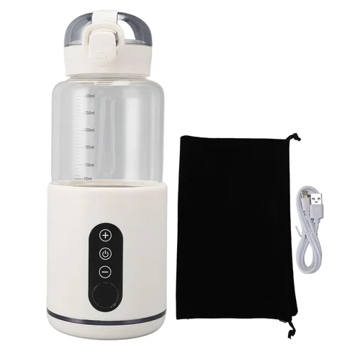 Vista 5 de SUNGOOYUE Calentador de botellas portátil de grado alimenticio, duradero, 131.0 °F, calentador de leche de gran capacidad para uso diario