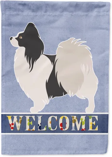 Vista 157 de Caroline's Treasures BB8334GF AIDI Bandera de jardín para perro de montaña del Atlas, bandera de buzón azul, bandera decorativa para patio exterior