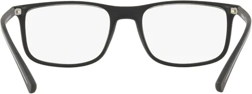 Vista 7 de Emporio Armani EA3135 - Lentes de sol cuadrados para hombre, goma negrolente demo, 2.165in, Lente de goma negraDemo