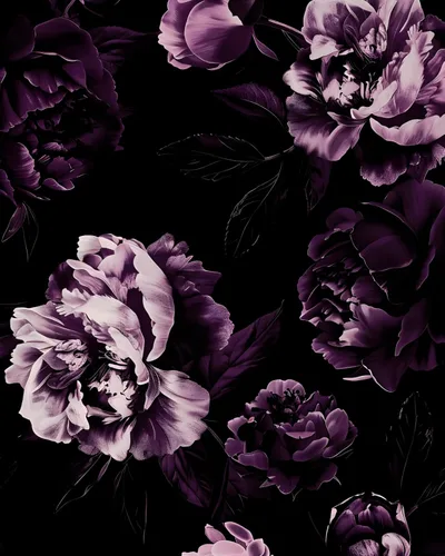 Vista 15 de Papel tapiz bohemio floral para despegar y pegar, papel de contacto vintage y naranja de 17.5 x 118 pulgadas, papel de pared moderno de flores Negro