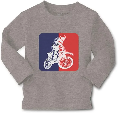 Vista 6 de Cute Rascals Camiseta de manga larga para niños, ropa de algodón para niños y niñas Solo diseño negro.