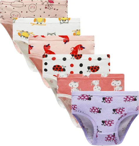 Vista 25 de Barara King - Ropa interior de algodón suave para niñas pequeñas, infantes y niños