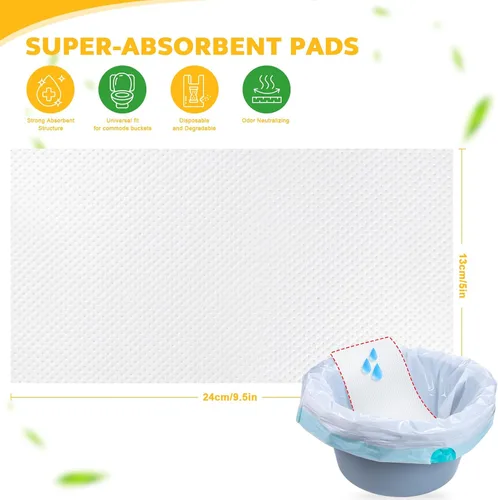 Vista 4 de OUMEE 100 almohadillas absorbentes perfumadas para cómoda de mesita