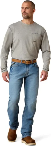 Vista 4 de Rebar M4 Relaxed DuraStretch Basic Boot Cut Jean