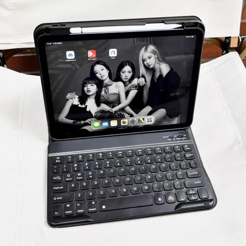 Vista 2 de Funda para iPad Air de 11 pulgadas con teclado M4/M3/M2/Air 5th Air 4ª